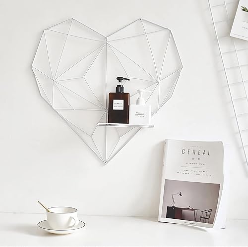 Symeton Lot de 2 Grilles Murales Blanches (40 x 80 cm) - Décoration Murale Multifonction en Fer pour Photos, Cartes Postales, Notes - Nail Gallerys