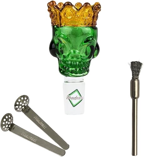 Tête de bang en verre 18,8 mm tête coupée avec couronne - tête enfichable adaptateur chillum bang accessoires tête tête bowl - Nail Gallerys