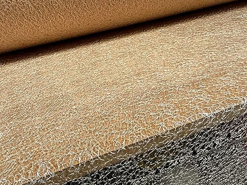 Tissu léger en dentelle au crochet au mètre – Doré - Nail Gallerys