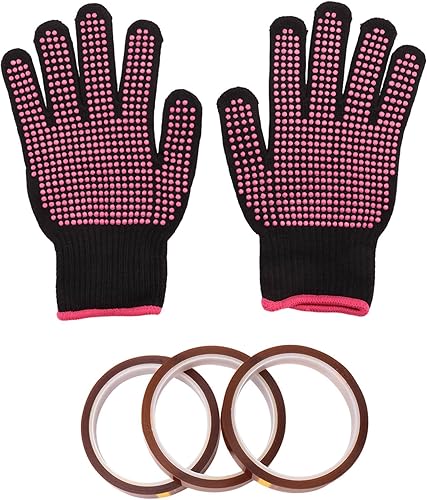 Asuinxurr résistants à la chaleur et 3 rouleaux de 10 mm x 33 m pressé à chaud, résistants à la chaleur, , thermique, de sublimation - Nail Gallerys