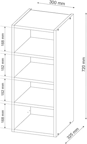 Vicco Armoire Suspendue Fame-Line, Anthracite, 30 cm - Nail Gallerys