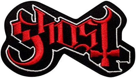 Ghost ny Rocker Écusson Patch en fer brodé sur accessoire - Nail Gallerys