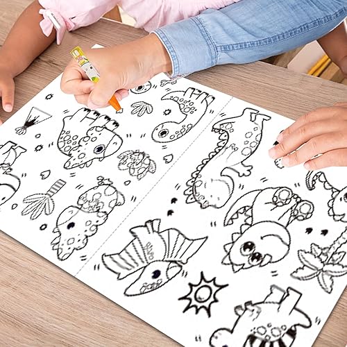 Rouleau de papier à dessin pour enfants, rouleau de papier à dessin pour enfants, rouleau à dessin découpable pour enfants, améliore la capacité pratique des enfants, stimule l'imagination des enfants - Nail Gallerys