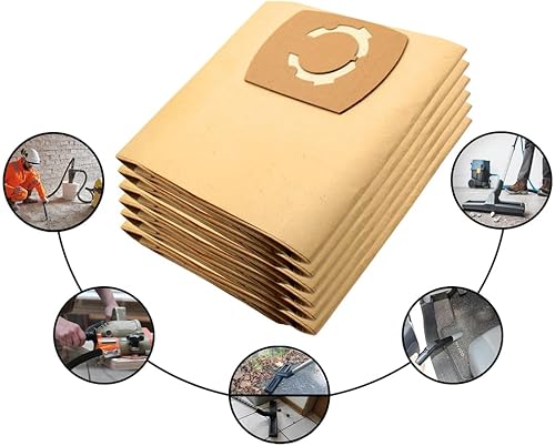 MisterVac | compatible avec les sacs de rechange pour sacs d'aspirateur 10 pièces Thomas Inox 1420 - Nail Gallerys