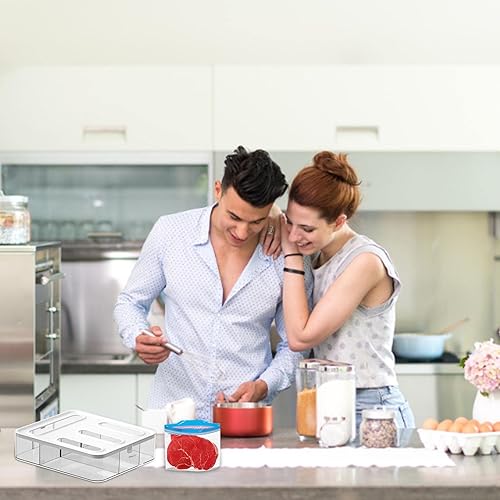 Samuliy Organisateur De Sac De Rangement À Fermeture Éclair Organisateur De Sac Transparent - Organisateur De Sac Transparent pour Tiroirs De Cuisine | Support Et Distributeur De Sacs Alimentaires - Nail Gallerys