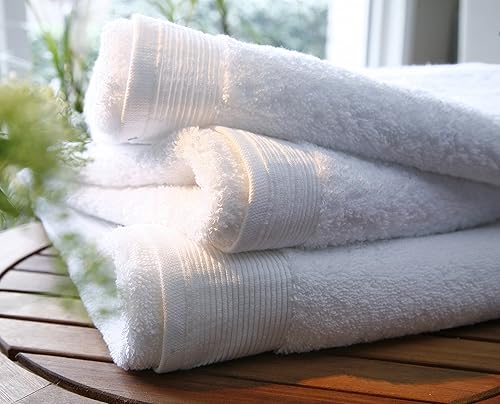 Blanc des Vosges Eponge unie Serviette de Bain Coton Cedre 55x110 cm - Nail Gallerys