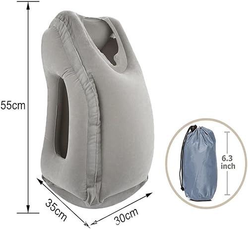Coussin de voyage gonflable, Coussin de voyage portatif, Coussin de nuque gonflable avion, Coussin gonflable, Coussin de camping pour le bureau, la randonnée en plein air - Nail Gallerys