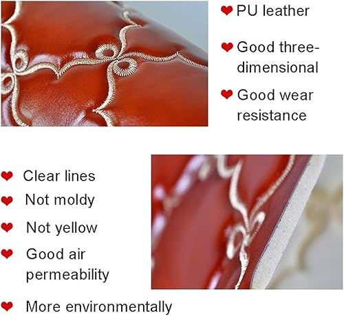 Tissu matelassé Simili Cuir synthétique au Metre pour Meubles Vinyle étanche Automobile canapé Coussin DIY Art Craft(Brown,1.38X1m) - Nail Gallerys