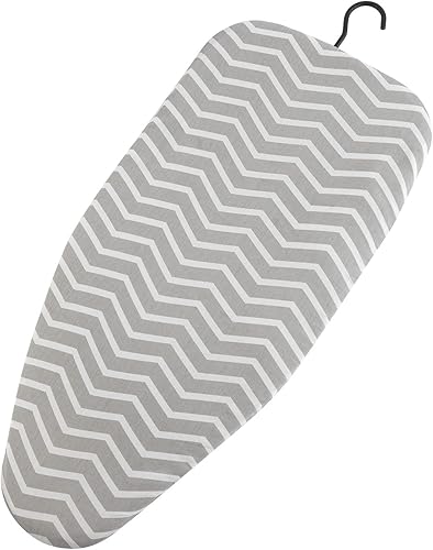 Jata Hogar HPLA8214 Planche à Repasser de Table avec Surface 75 x 34 cm Peut être Suspendue. Faible encombrement. Housse en Coton, Gris et Blanc. - Nail Gallerys
