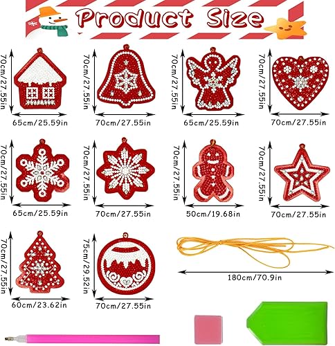 Ellxen Lot de 10 kits de peinture diamant à faire soi-même, pour Halloween, avec pendentifs, comme décoration d'Halloween ou cadeau d'Halloween - Nail Gallerys