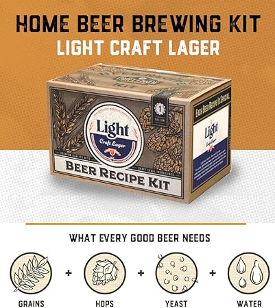 Craft A Brew Kit de recettes de recharge orange dorée ; 1 gallon; Ingrédients pour le brassage maison de la bière - Nail Gallerys