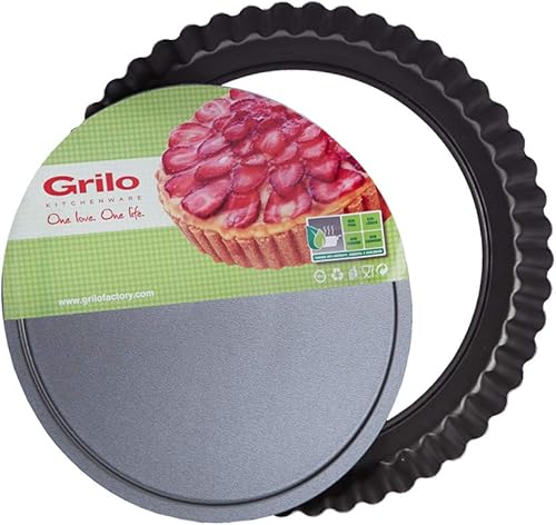 Moule à Tarte Cannelé, Fond Amovible 32 cm - Dulce - Nail Gallerys