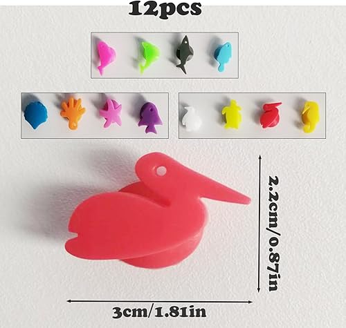 Spldsun 12 Pièces Animal Silicone Verre Marqueu, Réutilisables Marqueurs En Verre, Marqueur de Verre de Vin de Silicon, pour les Bars, les Fêtes, les Familles - Nail Gallerys