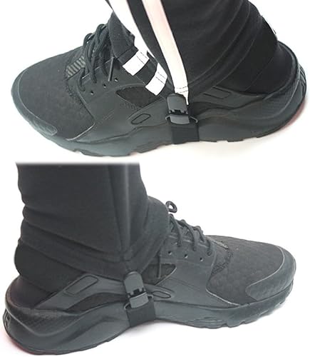 Clips de Bottes Extra élastiques pour Pantalons Sangles de Bottes Moto pour Hommes Clips élastiques Noirs pour Pantalons Jambe Pantalon antidérapants Boucles pantal - Nail Gallerys