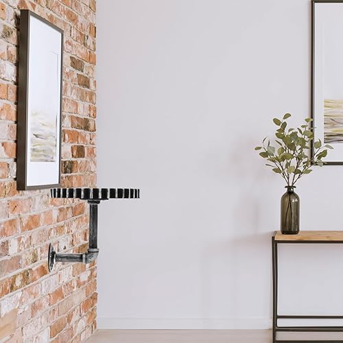 Industrielle Tuyau Étagère Murale Monté Flottant Plateau Rétro Steampunk Vitesse Plateau Rustique Fer Rack Vintage Support Mural pour Vintage Accueil Mur Décor - Nail Gallerys