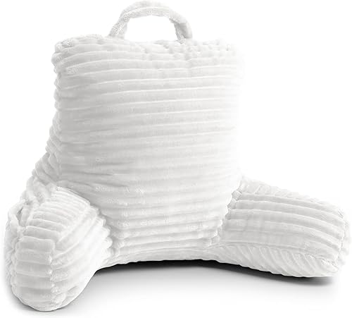 Clara Clark Oreiller de Lecture pour Enfants – Oreiller de Dossier pour s'asseoir dans Le lit, Oreiller de lit en Peluche pour s'asseoir dans Le lit, Coussin de Lecture pour Enfants, Oreiller de - Nail Gallerys