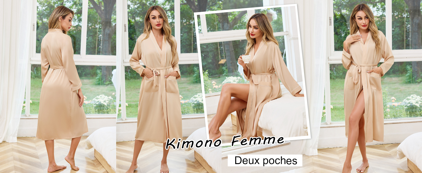 Plusieurs photos de mode et de style de vie montrant une personne vêtue de robes d'été de couleur claire et de tenues en extérieur