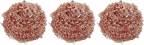 Lot de 3 boules éponge en cuivre - Outils parfaits pour entretenir les pointes de fer et enlever les scories - Nail Gallerys