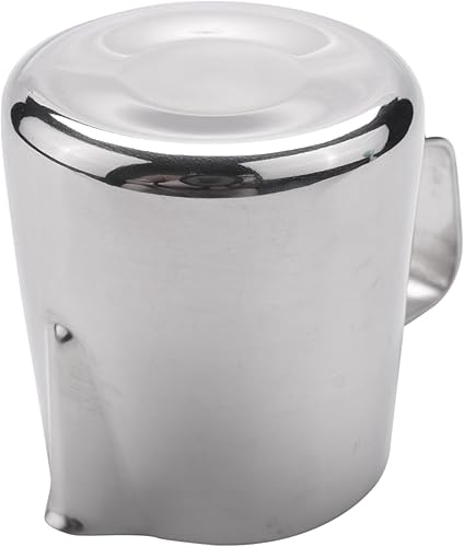 Lot de 4 pichets à lait en acier inoxydable pour mousseur à lait, café, latte, lait, art latte (200 ml) - Nail Gallerys