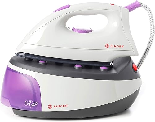 Singer SHG2627 steam iron with continuous charging, quiet, low consumption, nano-ceramic plate - Nail Gallerys