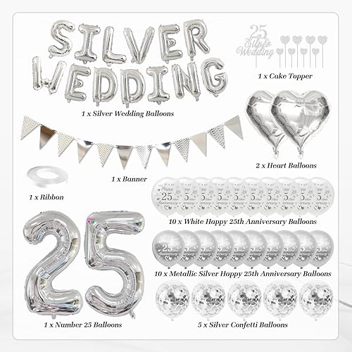 Décorations Mariage Diamant, Décorations Anniversaire Mariage 60 ans Ballons Mariage Diamant 60 Ballons Happy 60th Anniversary Ballons Blancs Argent Métalliques Bannière 60 Diamond Wedding Cake Topper - Nail Gallerys