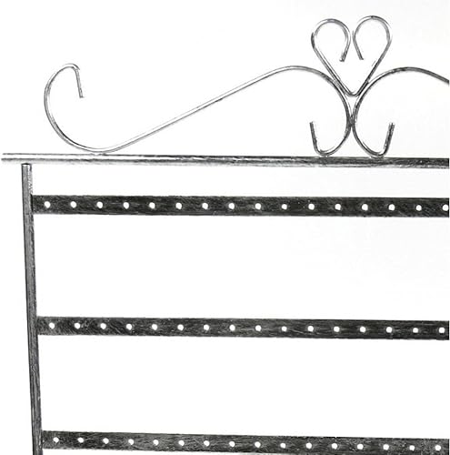 Porte Bijoux présentoir Boucles d'oreilles Cadre (60 Paires) Gris patiné - Nail Gallerys