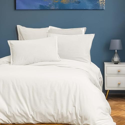 Sensei Maison - Lot de 2 taies d'oreiller en Coton Studio - 50x70 cm - Blanc - Nail Gallerys