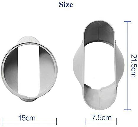 Iyalezirk Connecteur d'interface de tuyau d'échappement de fenêtre de climatisation portable de 15 cm (bec) - Nail Gallerys