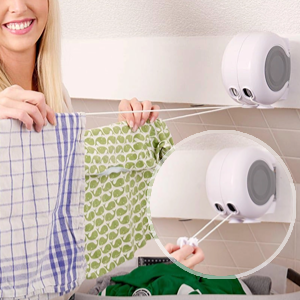 Corde à linge rétractable