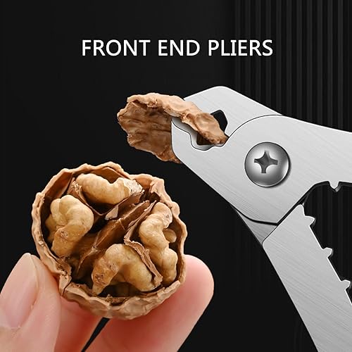 Casse-noisette professionnel pour noix de pécan, noix, amandes, ouvre-noix en acier inoxydable avec poignée confortable - Nail Gallerys