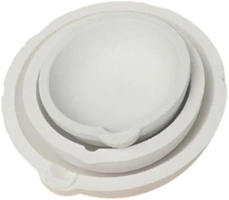 easyhaha Récipient de Moulage de, Or, Argent, Platine, 100g-5000g, Bol à Quartz, équipement de Bijouterie, creuset (Color : 58mm 3pcs) - Nail Gallerys