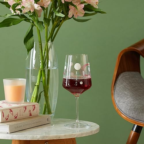 Ritzenhoff 2841013 Verre à apéritif 500 ml - série Sommerrausch n° 13 avec spirales colorées - Made in Germany - Nail Gallerys