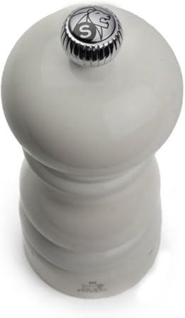 PEUGEOT - Moulin à Poivre Paris u'Select 15 cm - 6 Réglages de Moutures Prédéfinies - En Bois Labellisé PEFC - Fabrication Française - Coloris Laqué Rouge Passion - Nail Gallerys