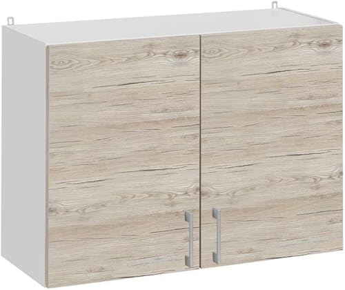 Cuisineandcie - Meuble haut de cuisine Eco Blanc Brillant 2 portes L 60 cm - Nail Gallerys