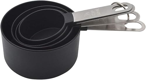 GreeSuit - Tasse à mesurer en Plastique avec cuillère à mesurer - Ensemble de 8 pièces - Tasse et cuillère - Nail Gallerys