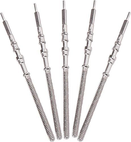 XIAOJUN Lot de 5 pièces de rechange pour montre en acier et tige de mouvement NH35 NH36 NH38 NH39, argent, montre - Nail Gallerys