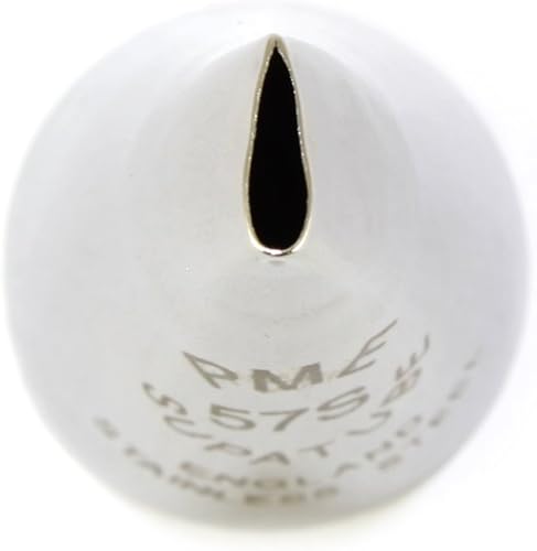 PME - Supatube - Douille Droite Pour Pétale en Acier Inoxydable Sans Soudure Pour Ambidextres n° 57S, Silver - Nail Gallerys