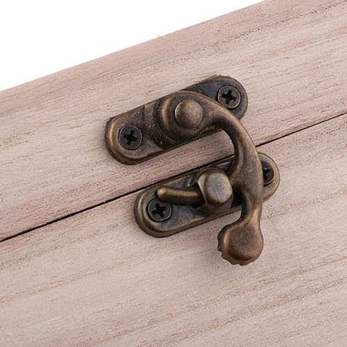 sharprepublic Boîte à vin Bouteilles à Vin en Bois Naturel pour Peinture à Décor Présente Boîte Cadeau - 34x8x7.4cm - Nail Gallerys