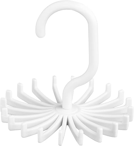 Premier Housewares 1900310 Cintre Porte-Ceintures à 6 Crochets en Polypropylène Blanc - Nail Gallerys