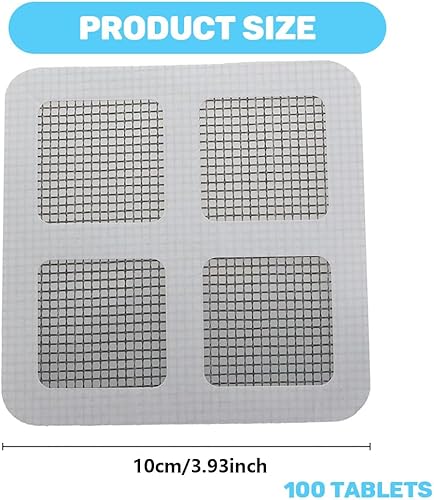 100 Piecès Sticker Jetable pour Attrape Cheveux Douche, Filtre Cheveux Douche, pour éviter Les Drains Bouchés, pour Les Accessoire Salle de Bain, Les Essentiels de l'appartement pour la l'évier - Nail Gallerys