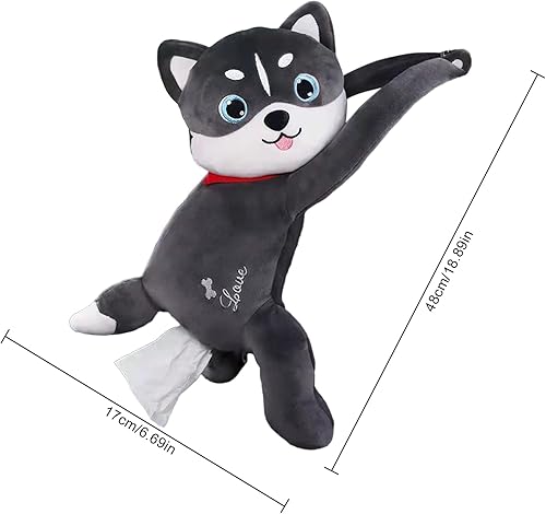 BestAlice Boîte à mouchoirs pour voiture, boîte à mouchoirs en forme d'animal de dessin animé créatif pour la maison, le bureau, la voiture, la salle de bain, le chien - Nail Gallerys