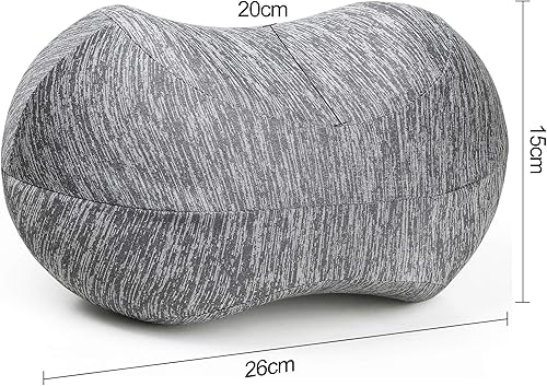 TRIXES Genou Oreiller - Support du Genou galbée - Retour Supports - Oreiller Mousse à mémoire - Grossesse Maternité Coussin - Coussin de lit d'aide -Sleeping pour Le Confort - Nail Gallerys