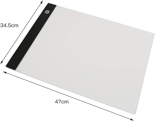 Vendeur pro Table lumineuse à LED A3, Tablette Lumineuse à LED Acrylique avec USB pour Dessiner, Croquis, Animation - Nail Gallerys