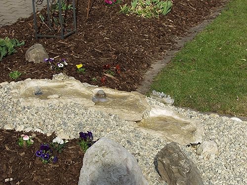 wasserkaskaden Récipient Source Eder, Beige/Brun, 53 x 40 x 8 cm - Nail Gallerys