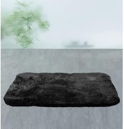 Spirella - Tapis de Salle de Bain Microfibre FINO, Antidérapant, Séchage Rapide, Poils Longs 25 mm, Lavable en Machine + Sèche-Linge - 40 x 60 cm - Beige - Nail Gallerys