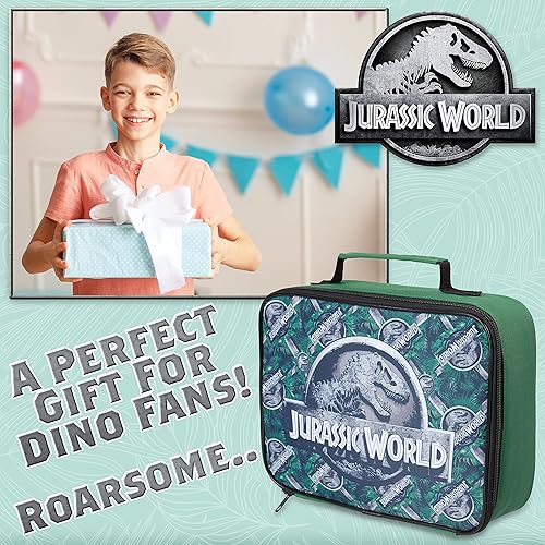 Jurassic World Sac Isotherme Repas, Lunch Box Enfant Dinosaure, Boite à Gouter Lunch Bag Dejeuner Gouter Pique Nique - Nail Gallerys