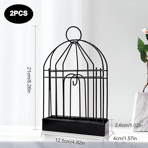 pangutheos Cage à Oiseaux Support Spirale Anti Moustique, 2 Pièces Porte Spirale Anti Moustique avec Anneau de Suspension, Support Bobine Anti Moustique Métal pour Maison Camping Jardin - Nail Gallerys