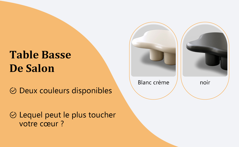 Table Basse Nuage Mignonne, Table Basse Irrégulière, Tables D'appoint