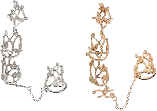 LIFKOME Décorations En Alliage Pour Fête Festival Doigt Réglable En Forme De Fleur Décoration Pour Doigt Adulte - Nail Gallerys