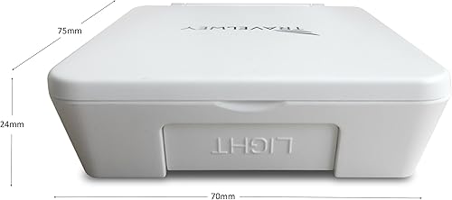 Travelwey Réveil numérique de voyage blanc - Nail Gallerys